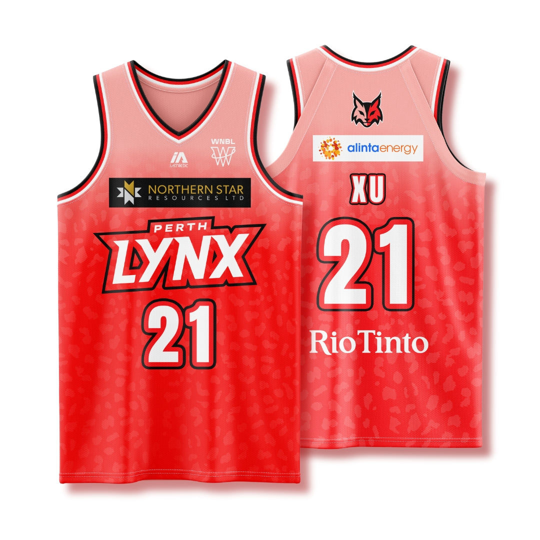 Signed Han Xu Perth Lynx Jersey
