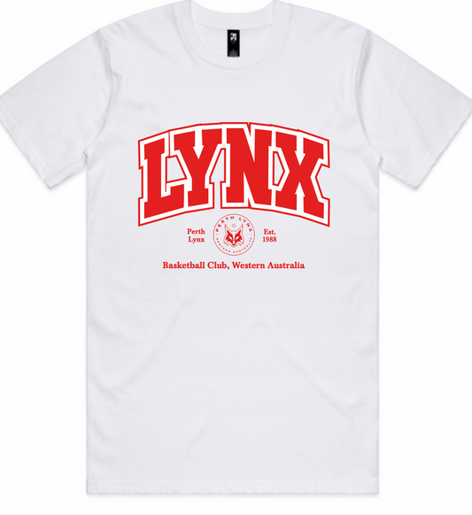 Perth Lynx Classic Tee - White
